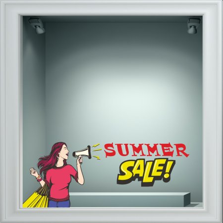 Αυτοκόλλητο εκπτώσεων - Summer sale 51