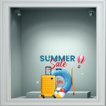 Αυτοκόλλητο εκπτώσεων - Summer sale 62