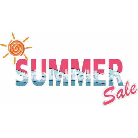 Αυτοκόλλητο εκπτώσεων - Summer sale 88