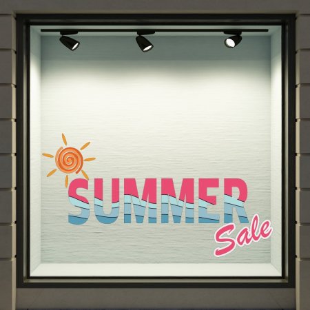 Αυτοκόλλητο εκπτώσεων - Summer sale 88