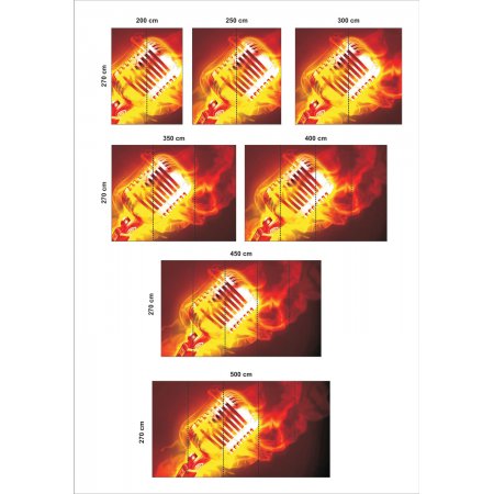 Αυτοκόλλητη Ταπετσαρία - Φλογισμένο μικρόφωνο